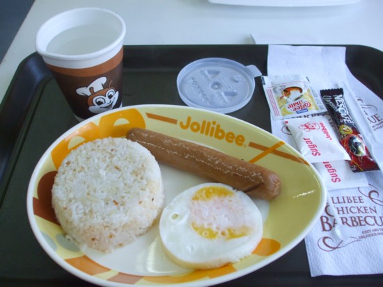 Jollibee breakfast
