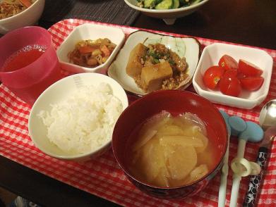20091111-ミキ・高野豆腐の肉味噌炒め