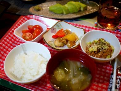 20091121-ミキ・鶏ムネとパプリカの生姜焼き