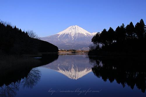 田貫湖の逆さ富士