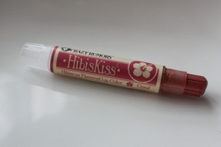 Crazy Rumors, HibisKiss, Hibiscus Flavored Lip Color, Coral, .09 oz (2.5 g)