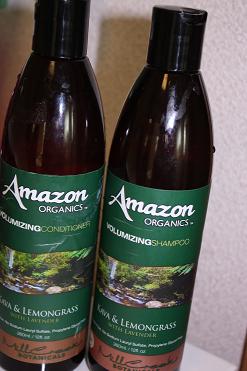 Amazon Organics, Volumizing Shampoo, Kava & Lemongrass, with Lavender, 12 fl oz (360 ml)